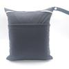 Panos Waterproof Diaper Change of Wet Dark Gray 2-Pocket Pouch, Pouch, Clothes, Bag,
