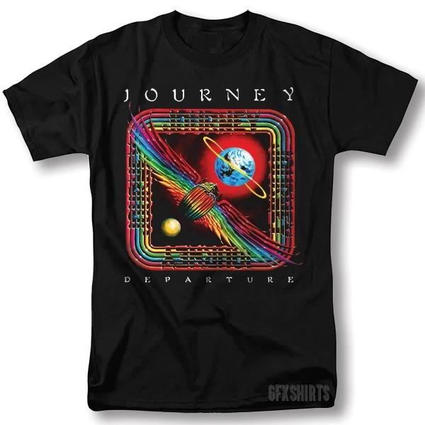 Футболка с принтом "Journey Departure Vintage Classic Rock Concert Tour" S-5XL