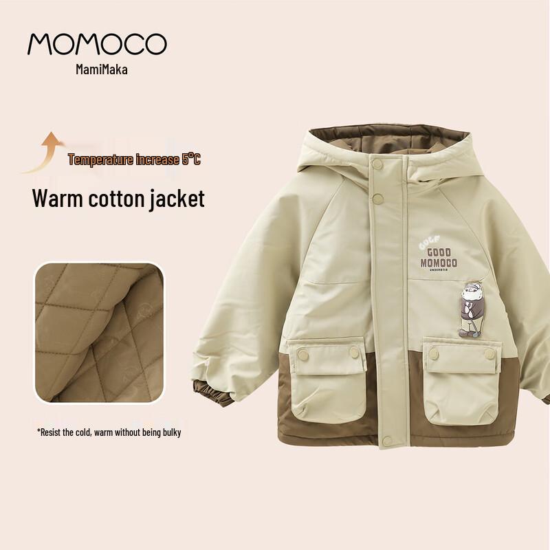 Модная трендовая зимняя куртка для мальчиков MOMOCO