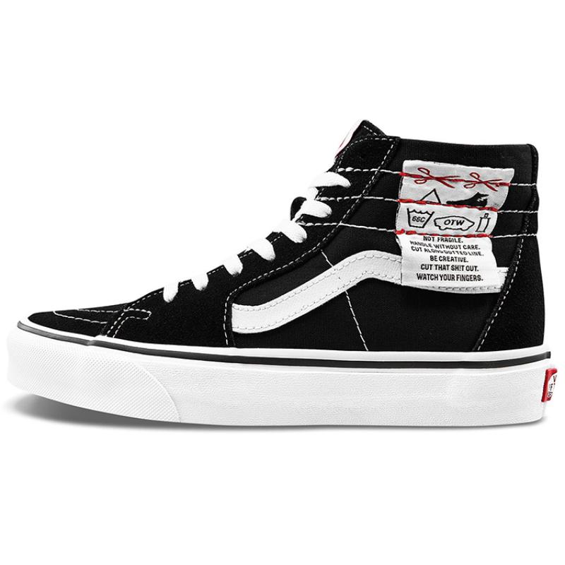 Vans Ua SK8 HI Tapered High Top Casual Canvas Skate Shoes Unisex Diy Black Vans VN0A4U16U7B