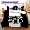 Ceara Pattern Bedding Set Quilt Cover Pillowcase Home Decor Gift (1 * duvet cover + 2 * pillowcase, without core)