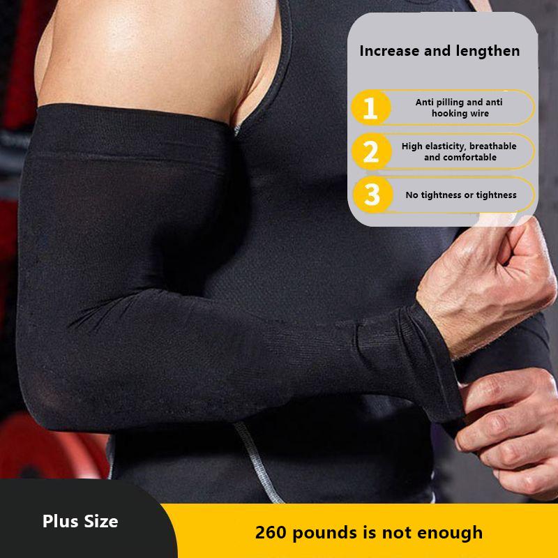 Рукава из ледяного шелка для женщин, летние, солнцезащитные, мужские, для рыбалки, велоспорта, дышащие, двухпальцевые, нескользящие, утепляющие рукава для вождения