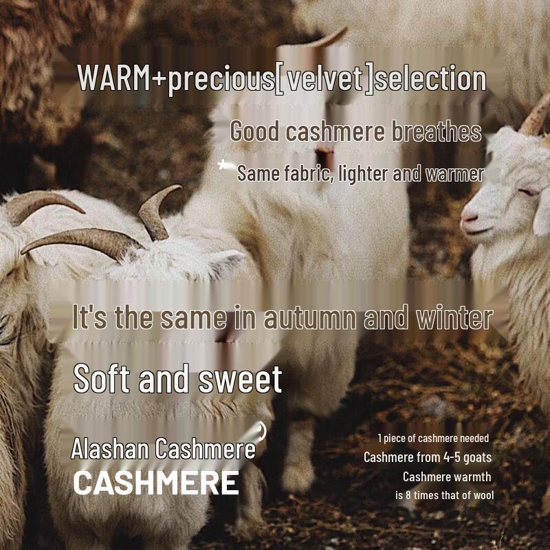 Hengyuanxiang Men's Thickened Pure Cashmere Sweater