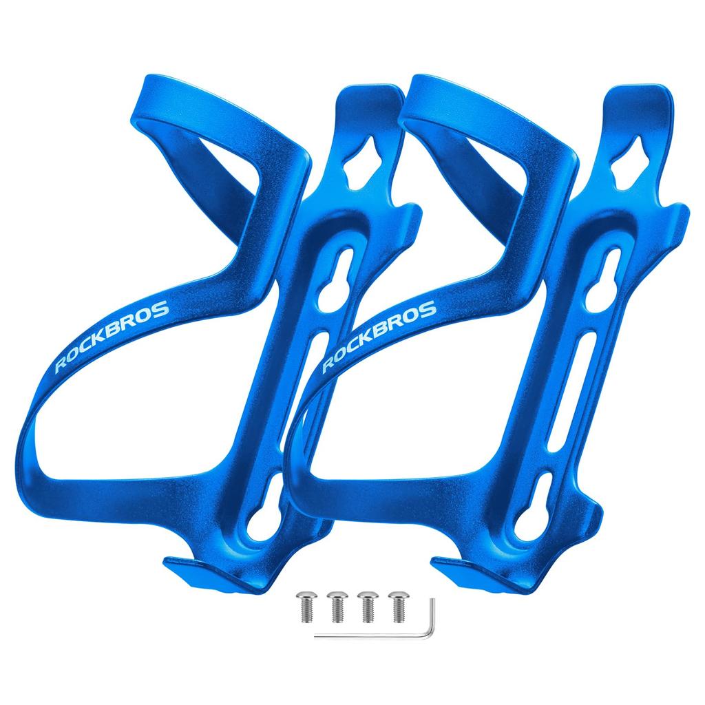ROCKBROS Bicycle Drink Molded Design with Side Stylish and Durable Aluminum Alloy Design for Road and Cross Bikes Holder/Bottle Cage, Lightweight,