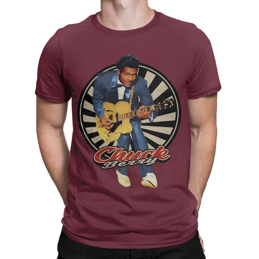 Vintage 80s Chuck Berry Classic Graphic 100 Cotton Tshirt Chuck Berry Tees Tops For Unisex