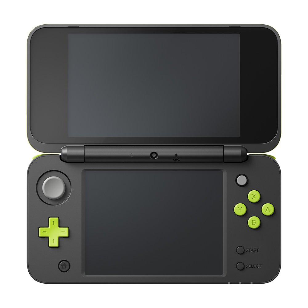Новая Nintendo 2DS LL Черный x Лайм