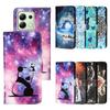 Милый painted PU-кожаный чехол-книжка на For Xiaomi 13T 12T 11T 11 Lite 5G NE Civi 3 2 1S 11 Ultra Poco C40 Кошелек Подставка Обложка-книга