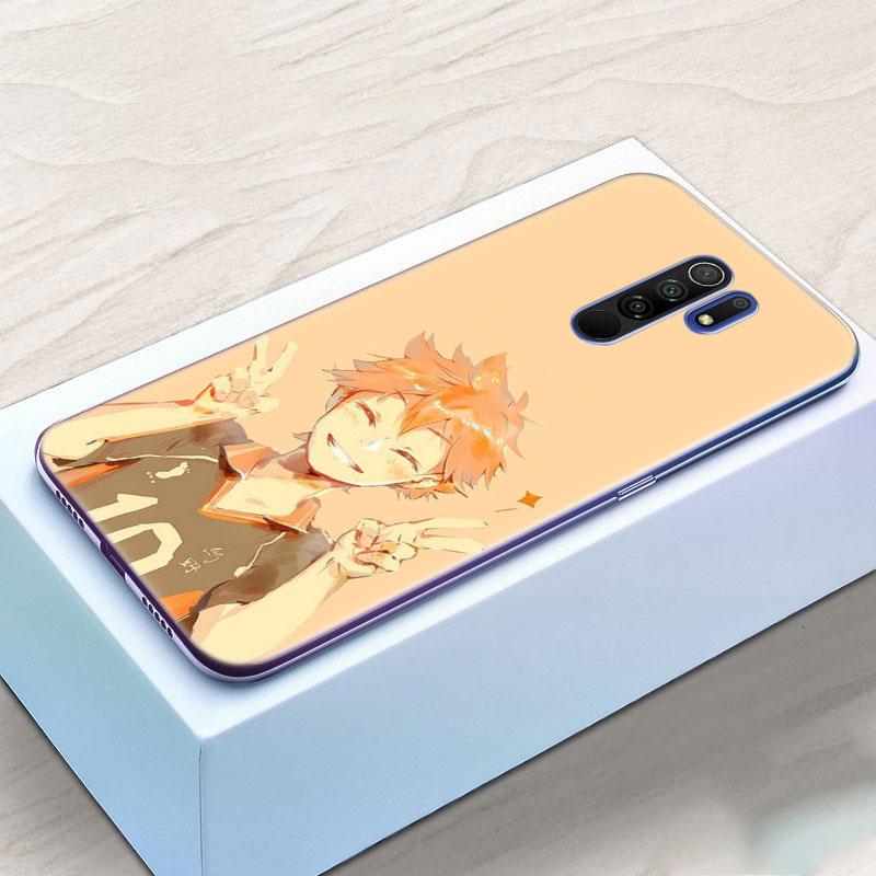 Силиконовый чехол Haikyuu Hinata Attacks с аниме для Xiaomi Redmi Note 10 9 Pro Max 10S 9S 8T 8 8A 9 9A 9C 9T K40 Pro 5G