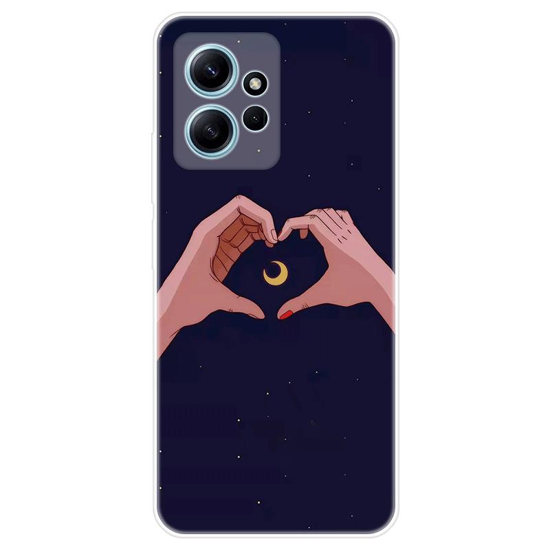 Для Xiaomi Redmi Note 12 Note12 4G чехол Мягкая силиконовая задняя крышка Мультяшный чехол для телефона Разнообразие