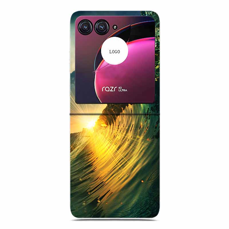 Чехол для телефона Motorola Razr 50 Ultra Case 50Ultra Прозрачный Пластик / ПК Жесткий Coque Для Moto Razr Plus 2024 Складной Чехол 6.9" Funda