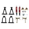 Front Suspension Arm Kit High Strength Enhanced Stability Comfort Upper and Lower Swingarm and