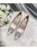 French Wedding Shoes Snowflake Pearl Buckle White High Heels Satin Bridesmaid Dress Shoes Plus Size Bridal Shoes Heels Women