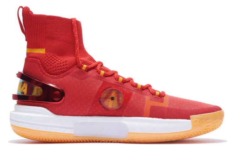 Li Ning Высокие баскетбольные кроссовки Speed 9 Ultra, Текстиль, Синтетическая кожа, Амортизация, Нескользящая подошва, Износостойкие, ABAT013-6