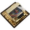 Gold Copper 145 Euro & Australian Standard Double Pop-up Floor Socket