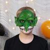 Маска Зеленой Ведьмы Гоблина Хэллоуин Полулицо Орлиный Нос Маска Чародейки для Косплея Костюма Маскарадных Вечеринок