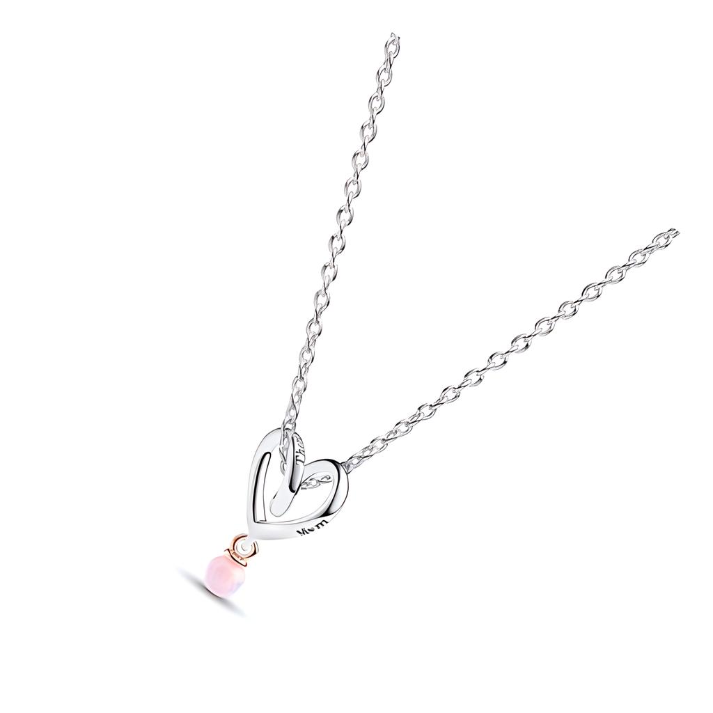 Pandora Heart Design Alloy Gold Plated 925 Silver Necklace Women necklace ZT2972