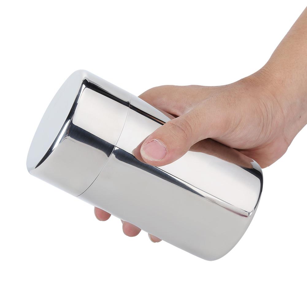 Portable 304 Stainless Steel Sealed Tea Leaf Storage Jar Canister Coffee Bean Container