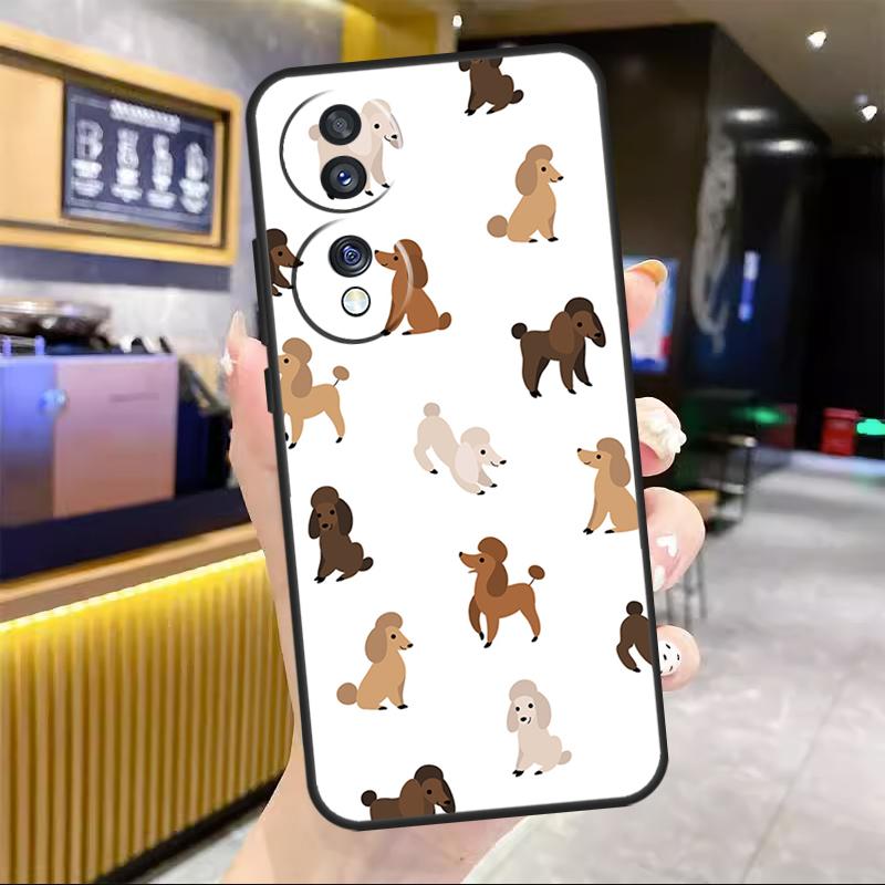 Чехол для телефона Poodle Dog для Honor Magic 6 7 8 Pro для Honor 90 70 50 Lite 400 200 X8c X8b X9a X9b X9c X9d Win RT