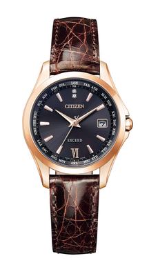 [CITIZEN] Часы Exceed [Good Couple Day] Ограниченная модель пары Ограничено 600 экземплярами EC1122-02E женские коричневые