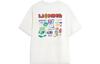 Li Ning Skateboard T Shirt Men's Ecru AHSU017-3