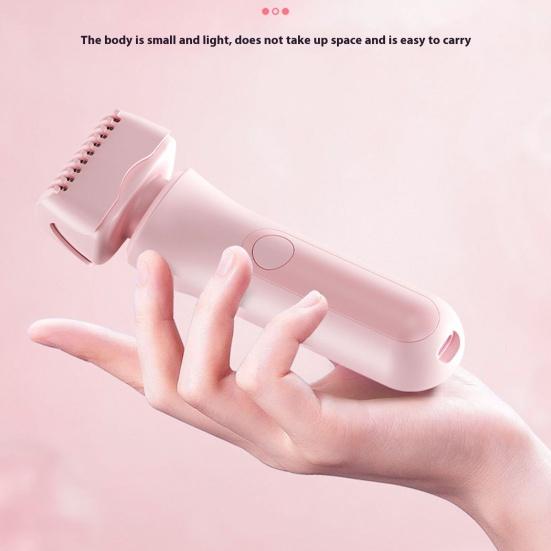 Double Heads Women Electric Shaver USB Rechargeable Waterproof Portable Face Body Bikini Area Arm Leg Hair Removal Epilator Razor Trimmer