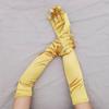 Women Opera Elbow Wrist Stretch Satin Prom Costume Flapper Gloves Finger Long Gloves