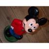 Used 70SMickey MouseCoin bank1VintagePiggy bankSoft vinylDoll