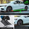 For Mercedes Benz Accessories A-CLASS W177 A200 A250 A35 A45s AMG Car Side Skirts Extensions Rocker Panels Lip 8Pcs 86.6inch/2.2