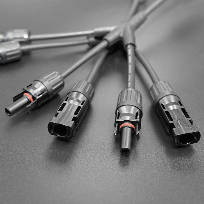 Qoltec Solar connector with fuse | MC4 connector | 1500V | 30A
