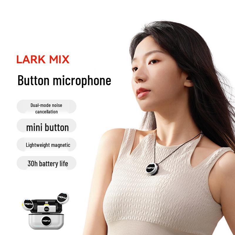 8" Белый Мамонт LARK MIX Беспроводной петличный микрофон для записи и прямых трансляций