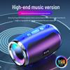 AI-Powered Portable Bluetooth Speaker with Color Light & Subwoofer for Indoor/Outdoor Use