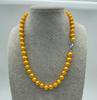 NATURAL SOUTH SEA 8-9mm GOLDEN PEARL NECKLACE