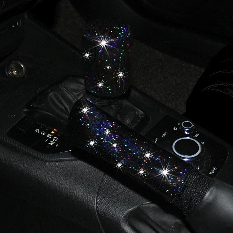 Car Steering Wheel Cover Universal Diamond Blingbling Crystal Set Wheel Car-styling Wheel Woman Diamond Accessories 37-38cm