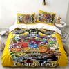 Cuphead 3pc set Perfect for bedroom use Comfortable bedding set includes a duvet cover and two pillowcases Ideal birthday or Christmas gift