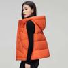 Snowflying Women's Short Hooded Down Vest X42132604F