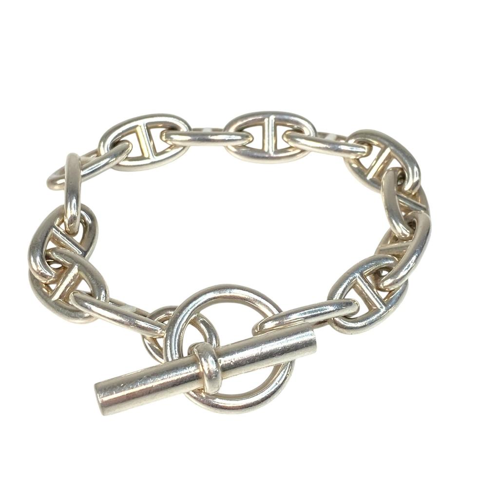 Used HERMESbracelet Silver Women