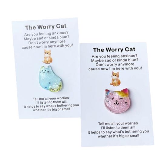 Pocket Hug Card Positive Cat with Emotional Inspirational Support Card Pocket Cat Positivity