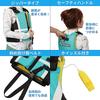 [Эксклюзивно для Amazon.co.jp] Жилет для снорклинга Reef Tourer с удобной застежкой-молнией, ремешком между ног и свистком, для детей, плавучесть 3,4 кг, бирюзовый, S