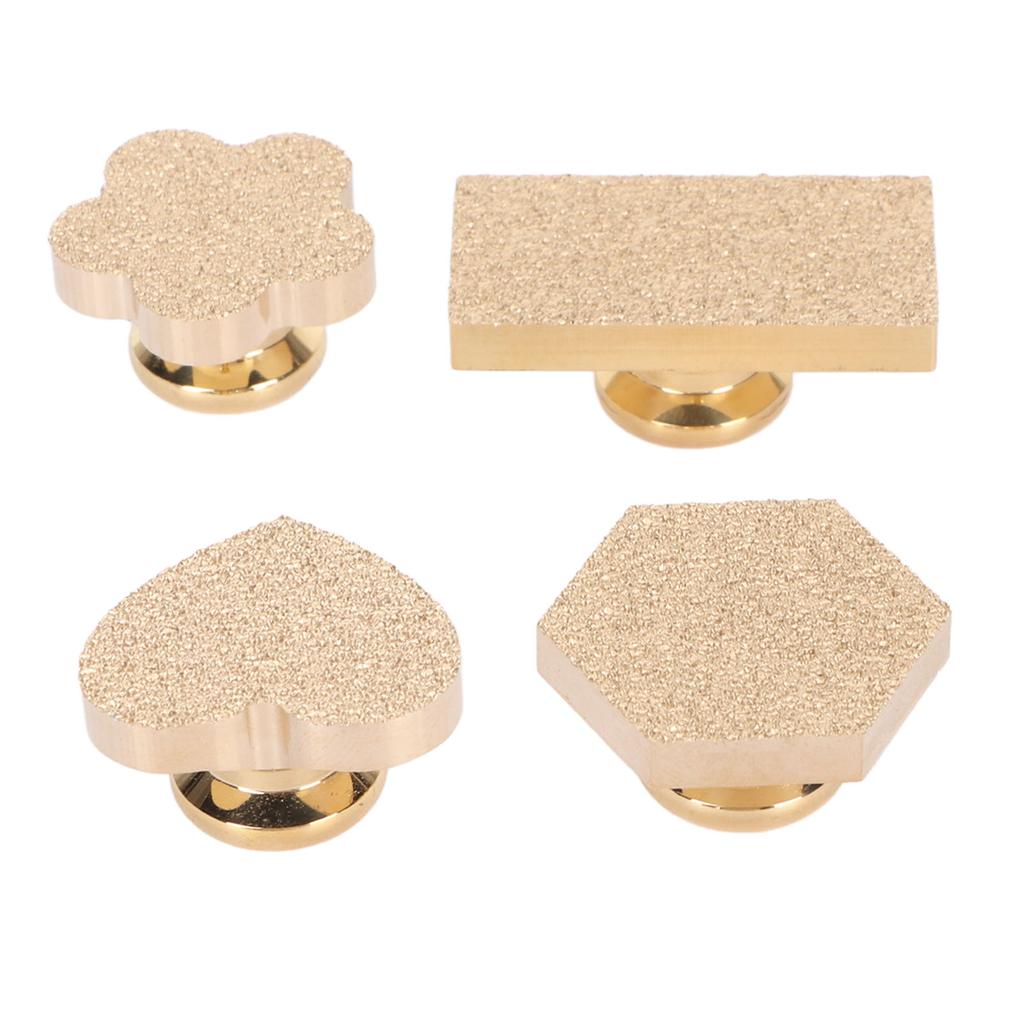 4 шт. матовый штамп пустой ассорти формы медный светлый воск печать штамп для ремесла