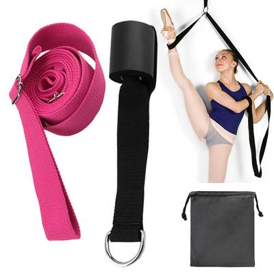 Adjustable Ballet Stretch Band Leg Stretcher with Door Achor Gymnastics Exercise Dance Training Foot Stretching Band Strap