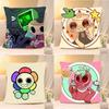 Cartoon D-Dandys World-S Pillow Case Cushion Cover Soft Cute Throw Pillow Case For Car Sofa Pillowcase Polyester With Zipper