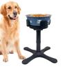 Removable Dog Food Bowl Stand Adjustable Height Angle Liftable Pet Dispenser  Water