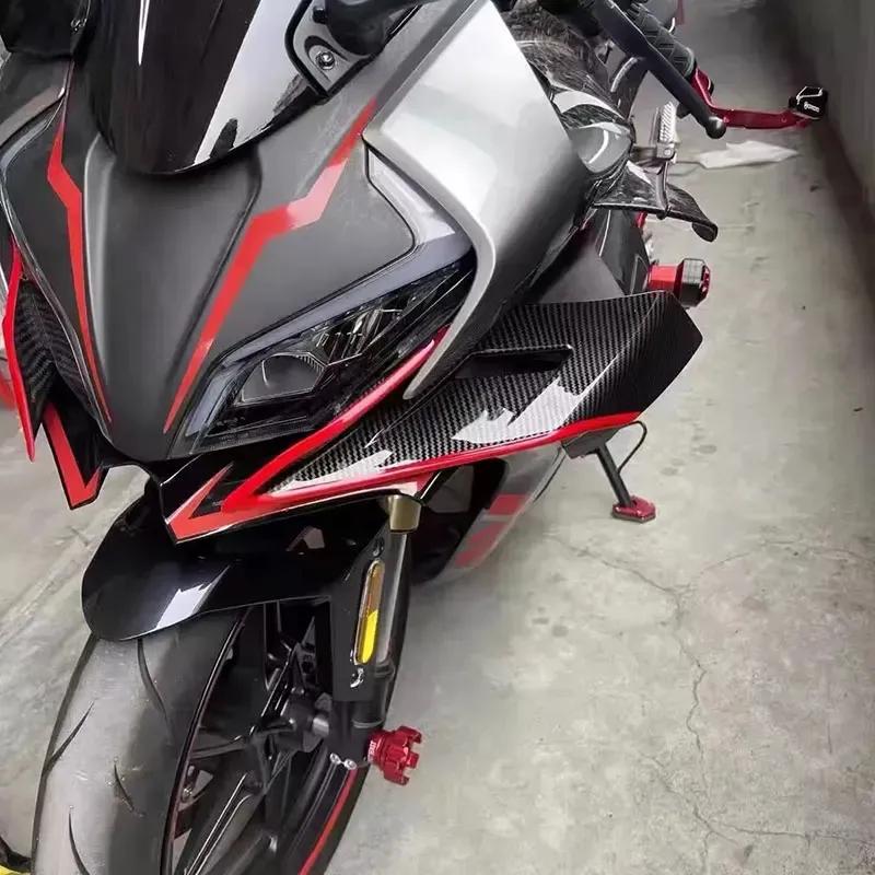 Для CFMOTO 450SR 450 SR 2022 2023 450sr Мотоциклетные Зеркала Передние Крылья Аэродинамические Крылья Боковые Крылья Спойлер Обтекатель