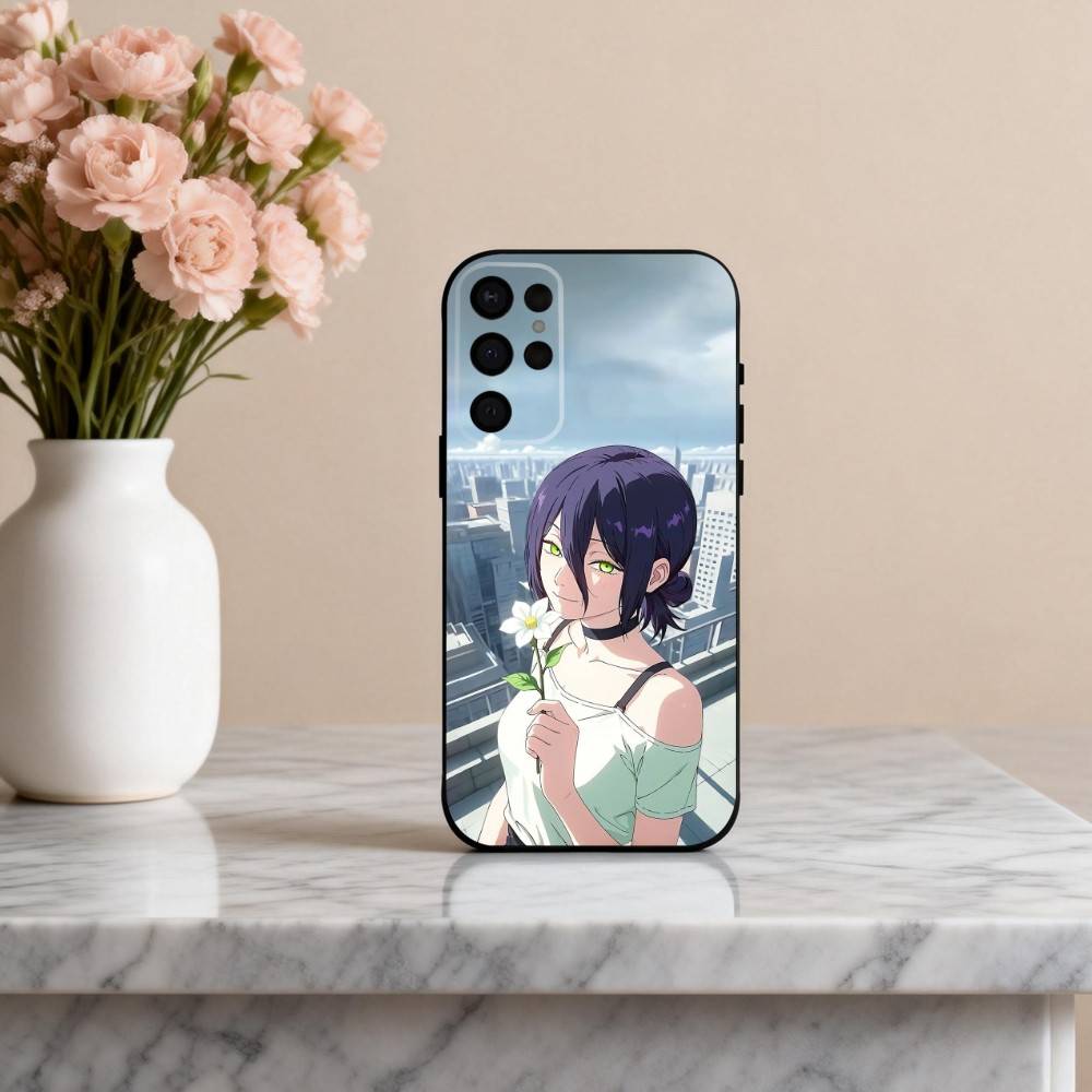 Чехол для телефона C-Chainsaw M-Man R-Reze Arc Для Samsung S25, S24, S21, S22, S23, S30, Ultra, S20, Plus, Другие Мягкий черный чехол
