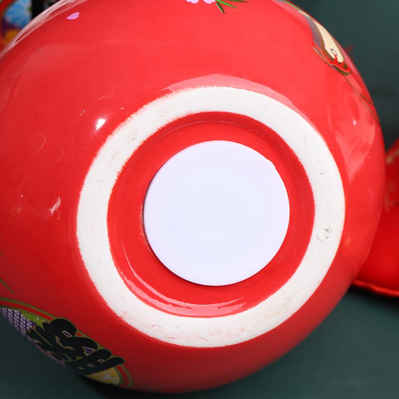 Японская керамическая кукла Дарума, талисман, украшение на удачу, копилка для поделок