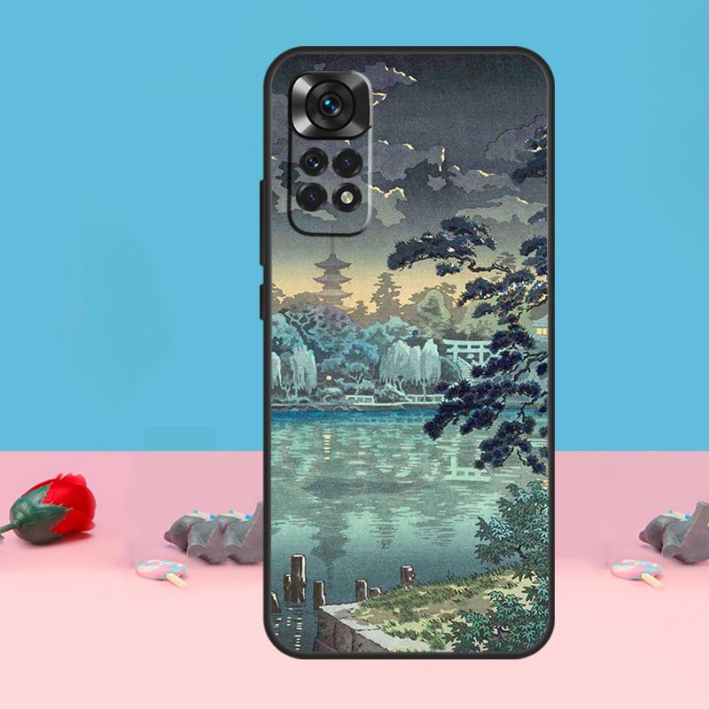 Чехол в японском стиле укиё-э для Xiaomi Redmi Note 11 9 10 12 13 14 Pro 11S 12S Чехол для Redmi 14C 10C 12C 13C 15 C