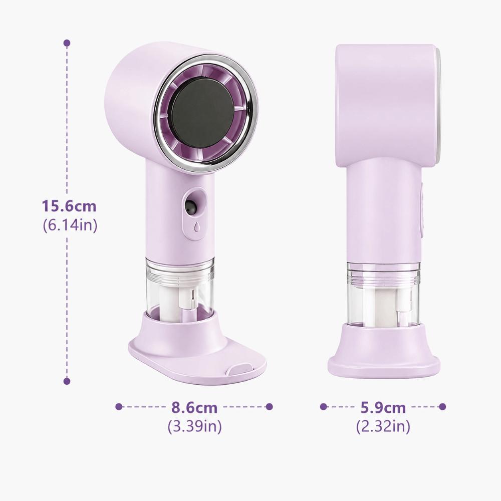 Rechargeable Misting Handheld Fan 3 Speed High-Speed Desktop Charging Fan  Summer Outdoor