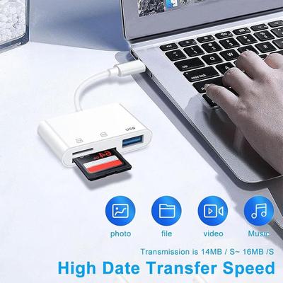 3-в-1 USB/Type-C Многофункциональный Картридер OTG SD TF Карты USB Флешки Читатель Конвертер для MacBook Ноутбука Samsung