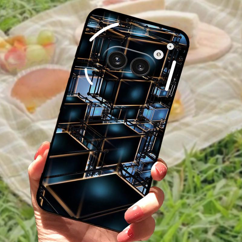 Чехол-бампер для Nothing Phone 2A, силиконовый, мягкий, модный, черный, Full Protective A142 Capa