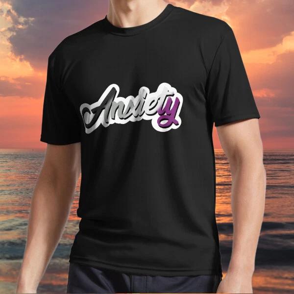 New item Anxiety Asexual Pride Active Logo TEE T shirt Funny Size S to 5XL